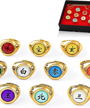 Naruto Akatsuki 10-Ring CollectorÂ's Box Set – Jewelry Brands Shop