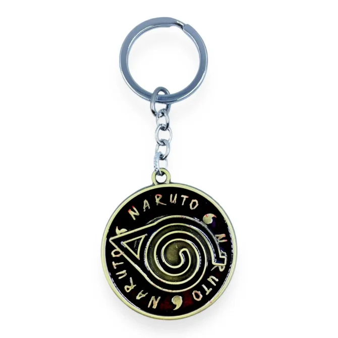 Leaf village spinner keychain