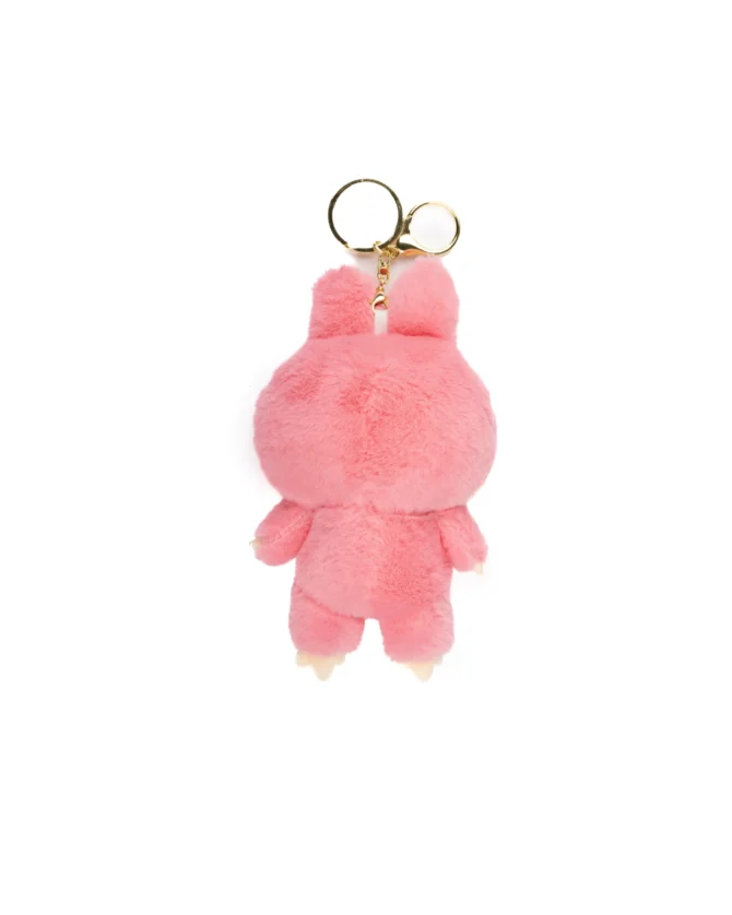 Labubu Pink Plushie Keychain - Image 2