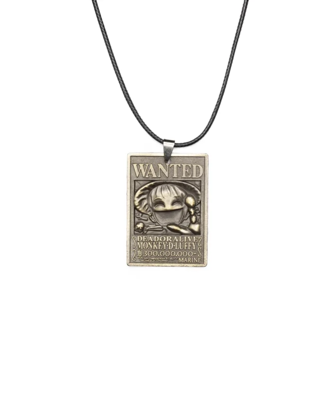 Luffy Wanted Poster Necklace - Image 2