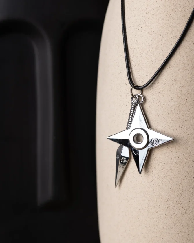 Kunai and shuriken Necklace