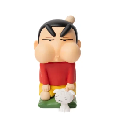 Frowning Shinchan and Shiro