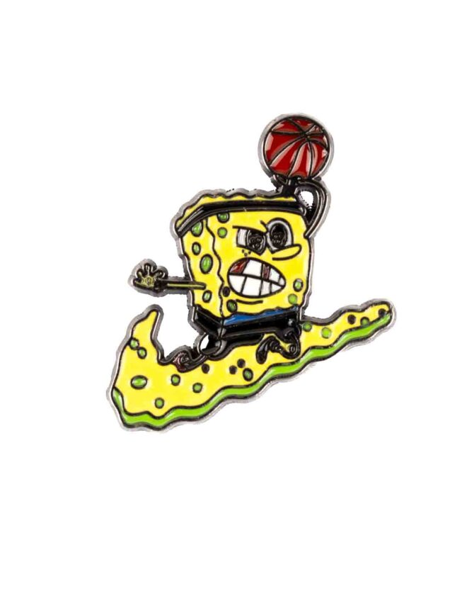 Spongebob Basketball Enamel Pin