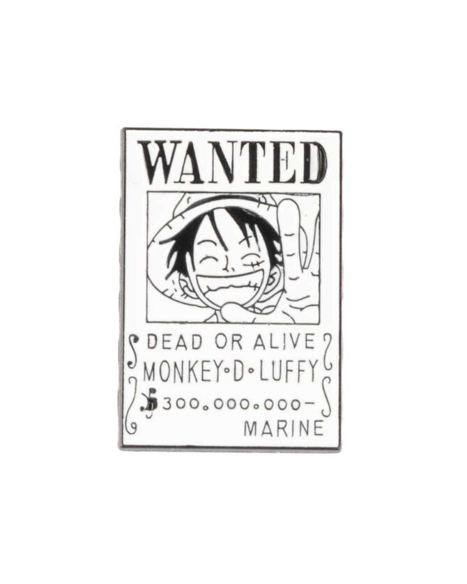 Luffy Wanted Poster Enamel Pin