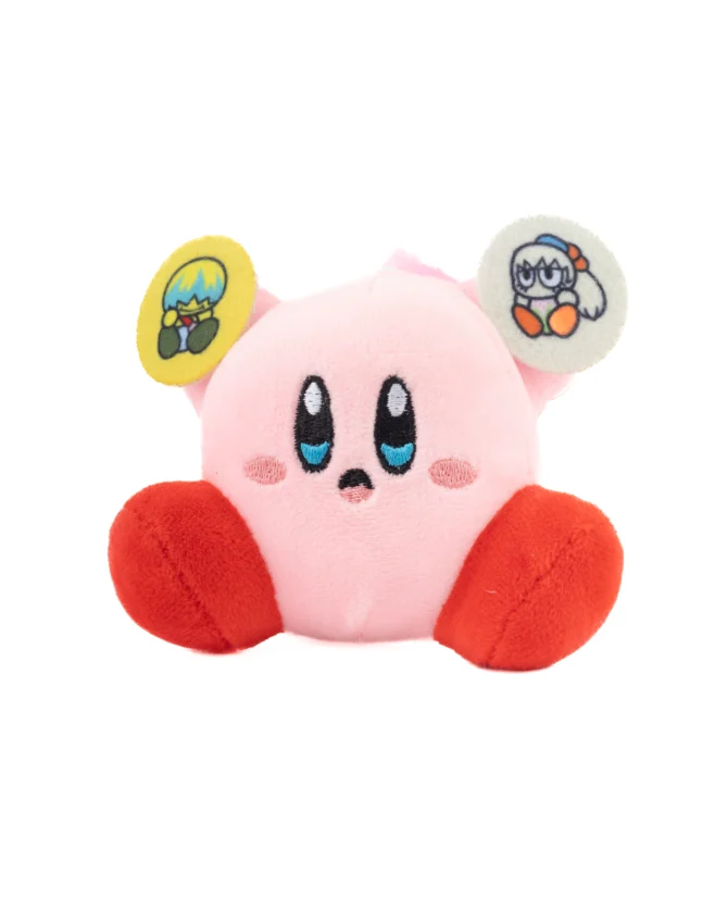 Happy Kirby Plushie Keychain