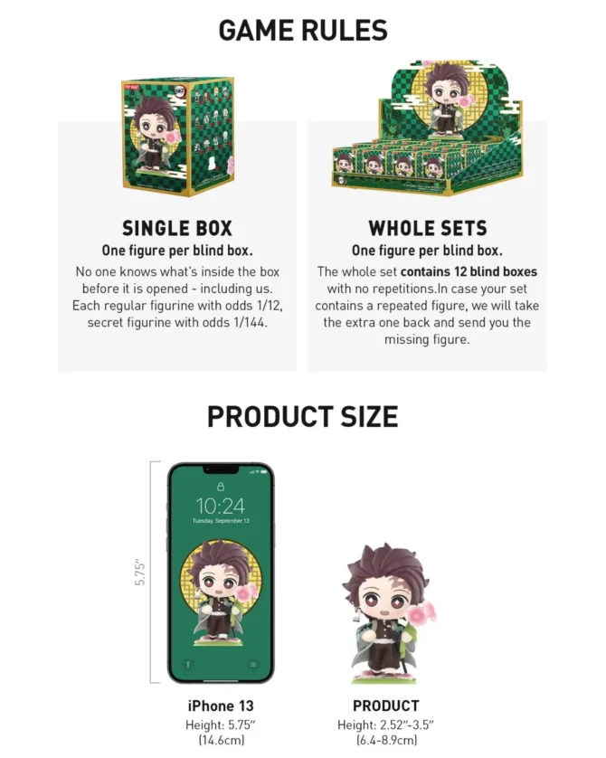 POPMART Demon Slayer: Kimetsu no Yaiba Birth Flower Figures Full Box (Pre-Order, Shipping time 15-20days) - Image 29