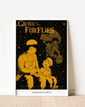 Grave of the Fireflies Poster