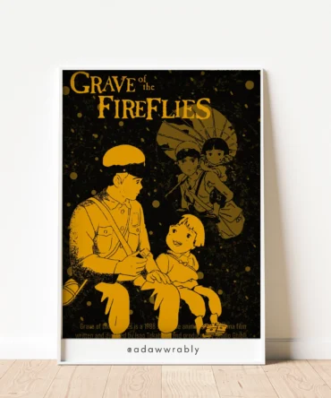 Grave of the Fireflies Poster