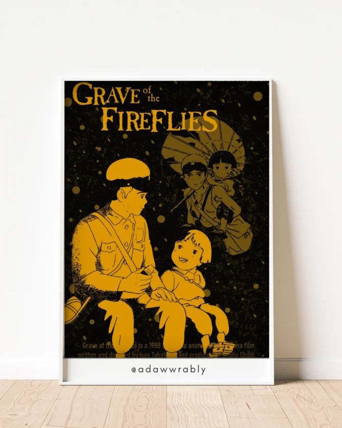 Grave of the Fireflies Poster