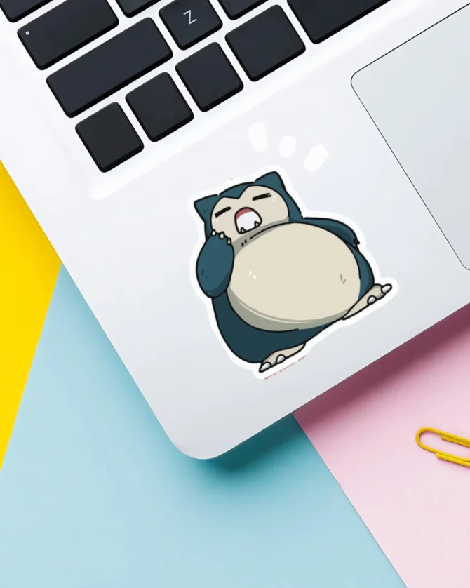 Lazy Snorlax Sticker - Image 2