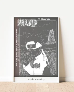 Naruto Duotone Poster
