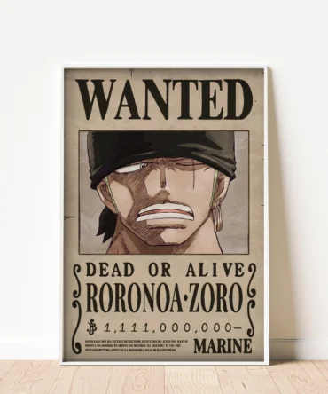 Zoro Wanted Poster