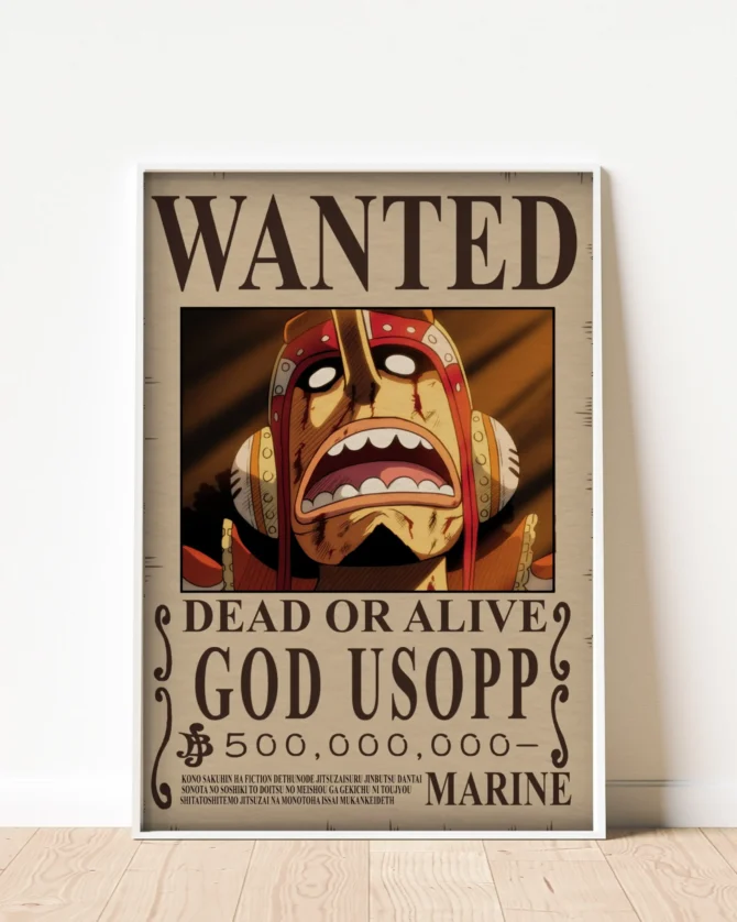 God D. Ussop Wanted Poster