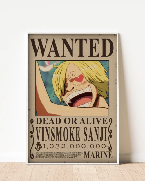 Vinsmoke Sanji Wanted Poster