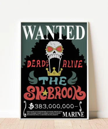 Soul King Brook Wanted Poster
