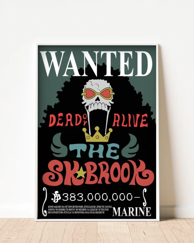 Soul King Brook Wanted Poster