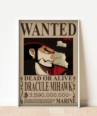 Dracule Mihawk Wanted Poster