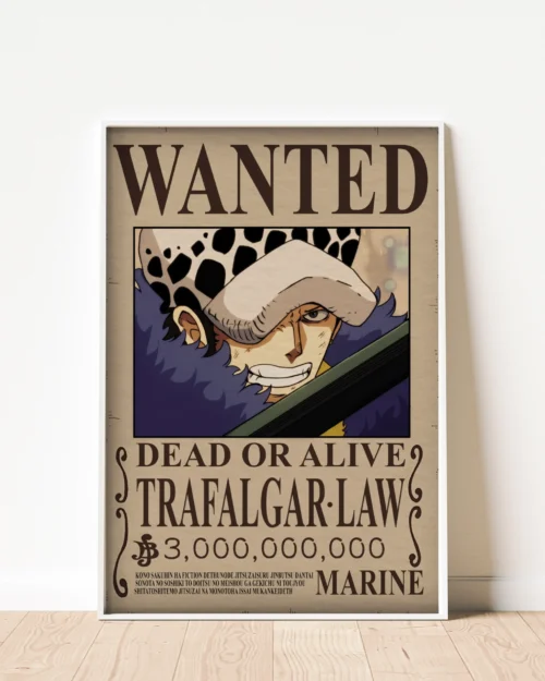 Trafalgar Law Wanted Poster