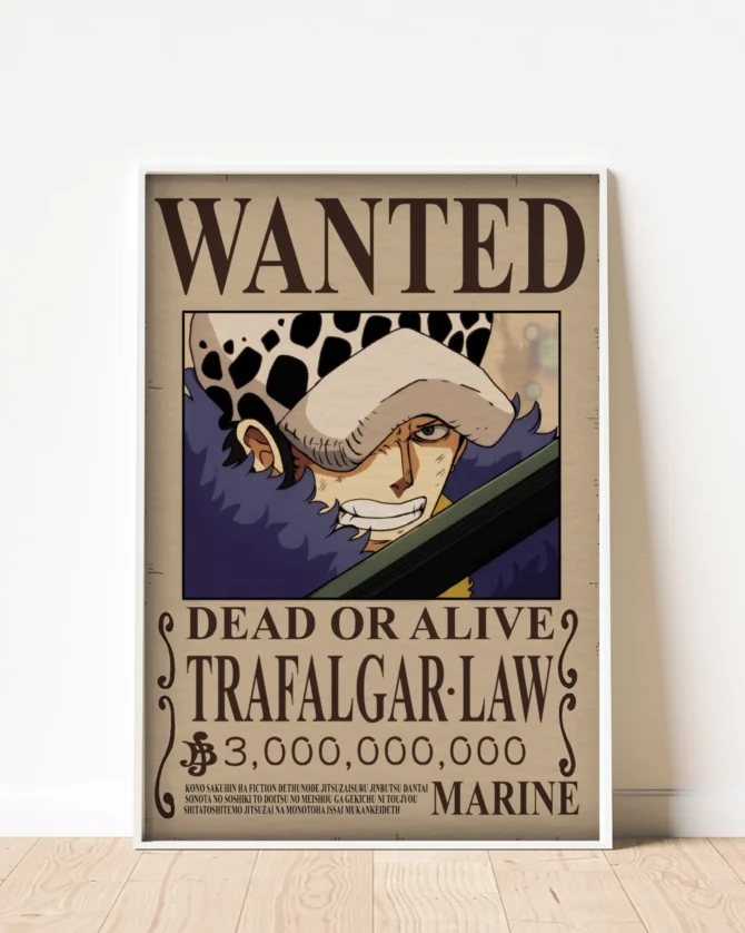 Trafalgar Law Wanted Poster