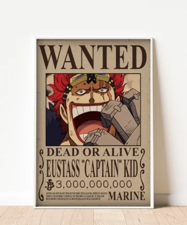 Eustass Captain Kidd Wanted Poster