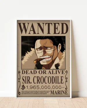 Sir Crocodile Wanted Poster