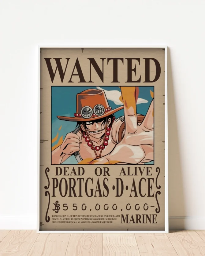 Portgas D. Ace Wanted Poster