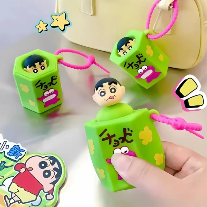 Shinchan Choco-chip Pop-up Keychain