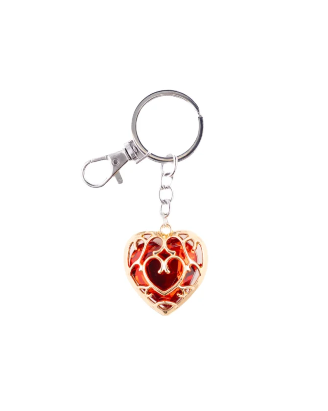 Legend of Zelda Red Heart Keychain - Image 2