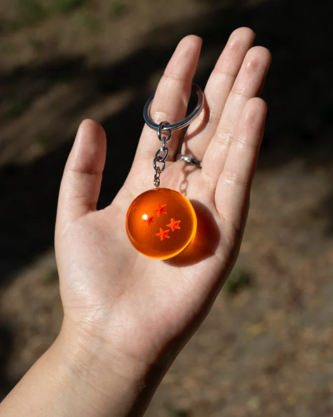 4 Star Dragon Ball Keychain