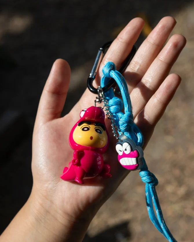 Choco Chip Dino Shinchan Keychain