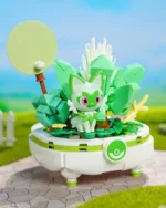 Pokemon Flowerpot Potted Plant, Sprigatito Building Blocks