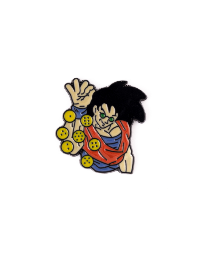 Salt Bae Goku Enamel Pin