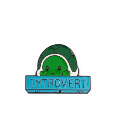 Introvert Enamel Pin