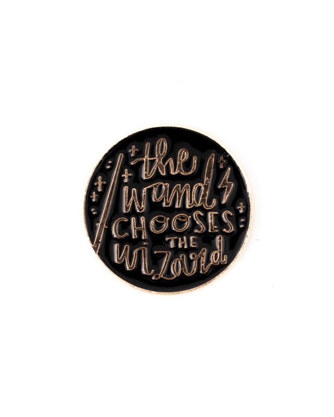 The Wand Chooses The Wizard Enamel Pin