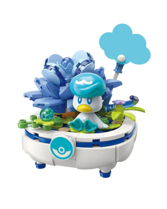 Pokemon Flowerpot Potted Plant, Quaxly Building Blocks - Image 3