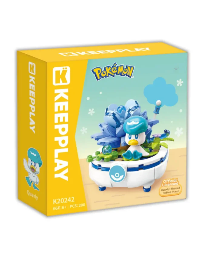 Pokemon Flowerpot Potted Plant, Quaxly Building Blocks - Image 4