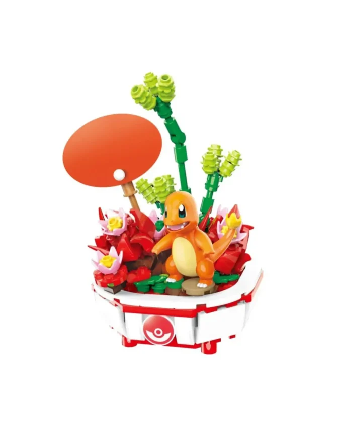 Pokemon Flowerpot Potted Plant, Charmander Building Blocks - Image 2