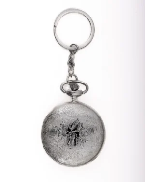 Silver Floral Pocket Watch