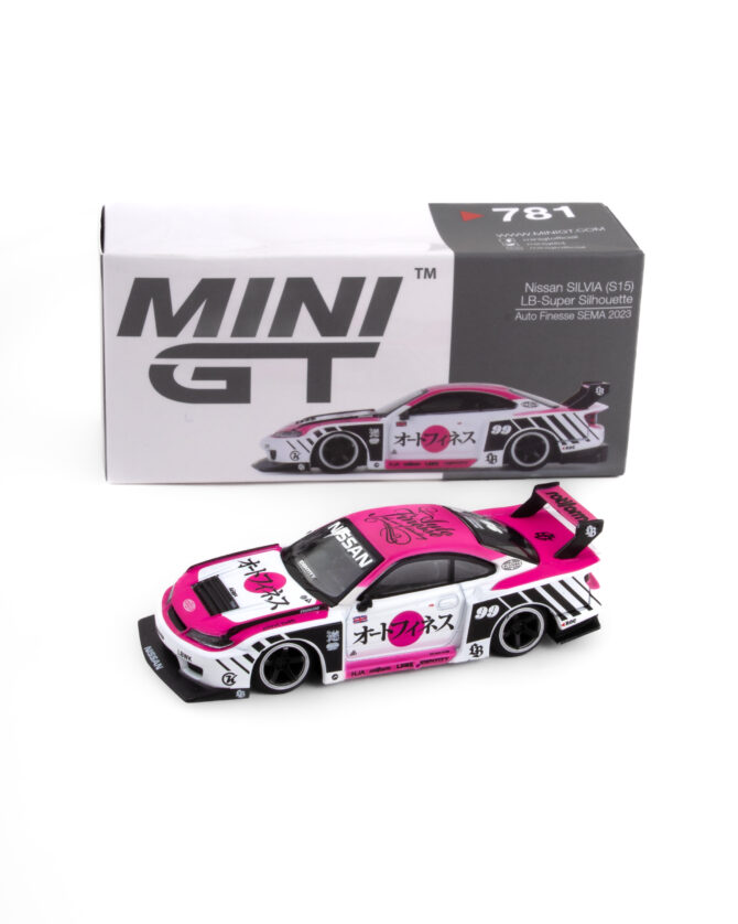 MINI GT Nissan SILVIA (S15) LB-Super Silhouette Auto Finesse SEMA 2023