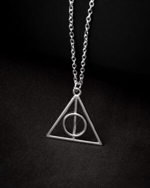 Harry Potter Deathly Hallows Necklace (Silver)