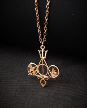 Harry Potter Elemental Hallows Necklace