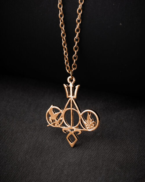 Harry Potter Elemental Hallows Necklace