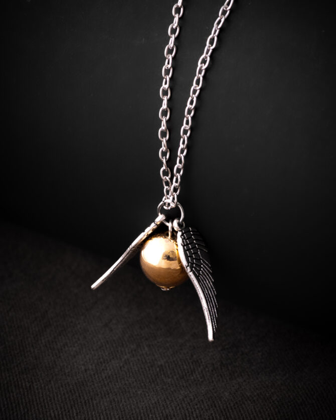 Harry Potter Golden Snitch Necklace