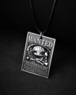 One Piece Luffy Wanted Poster Necklace