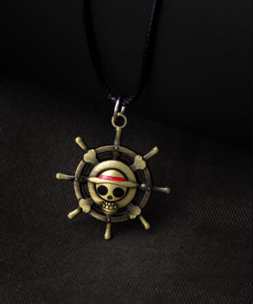 One Piece Straw Hats Steer Necklace