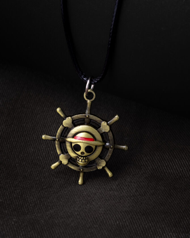 One Piece Straw Hats Steer Necklace