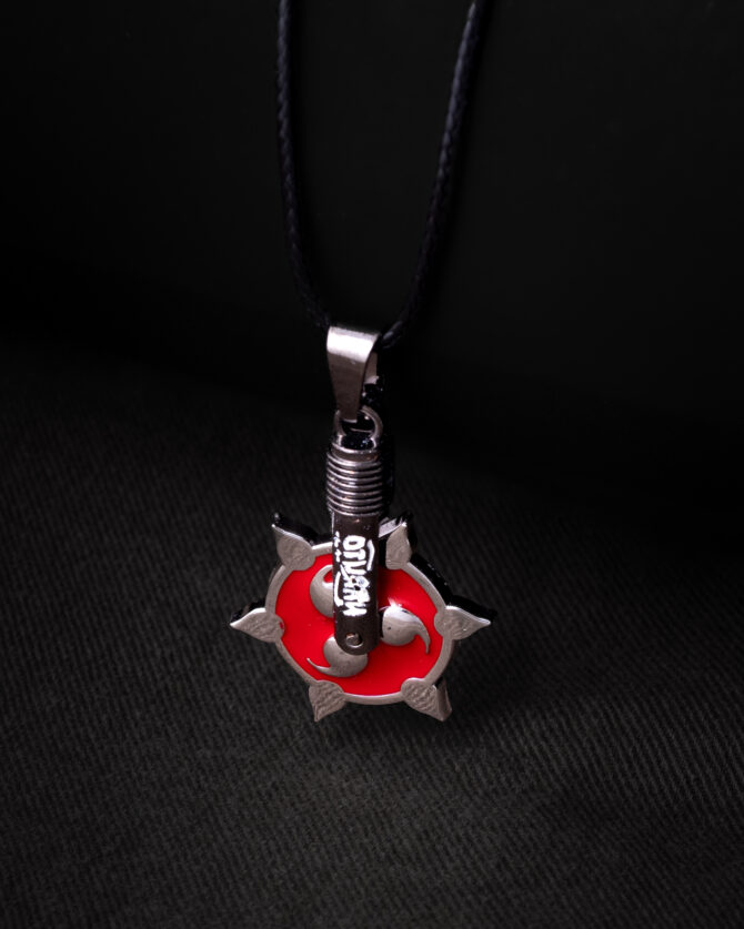 Sasuke Mangekyo Sharingan Spinner Necklace