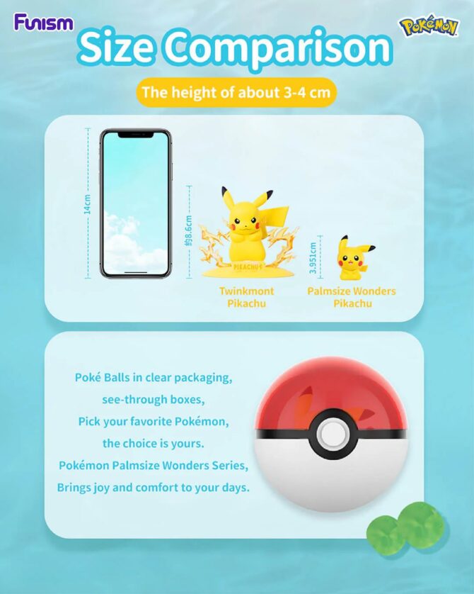 Funism Pokémon Palmsize Wonders Series 1 Figures - Image 9