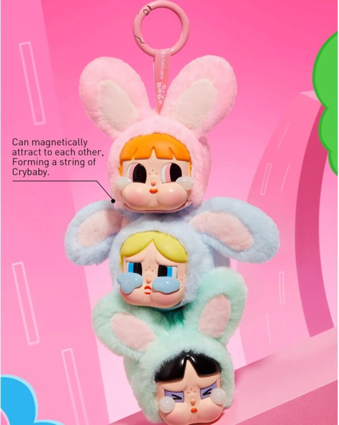 Pop Mart Crybaby x Powerpuff Girls Vinyl Face Plush Blind Box - Image 14