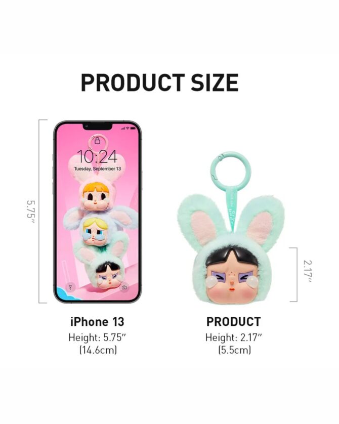 Pop Mart Crybaby x Powerpuff Girls Vinyl Face Plush Blind Box - Image 2